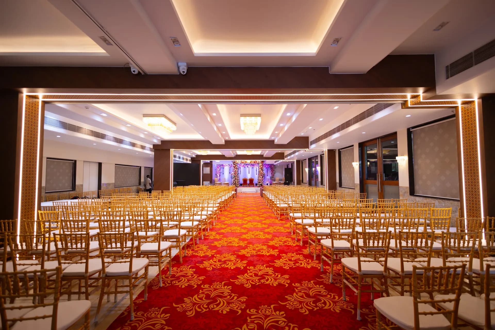 Engagement celebration arrangements at 3S Venue