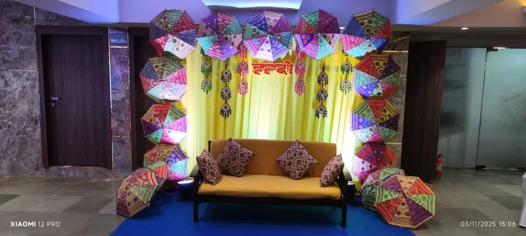 Rajasthani Umbrella Backdrop