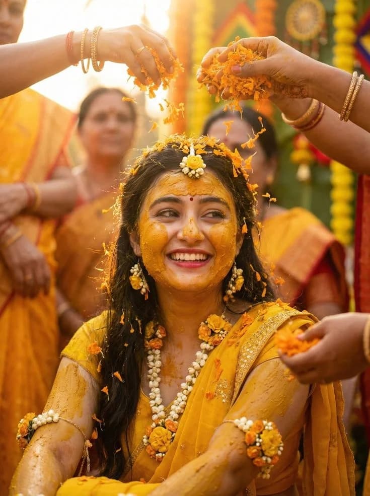 Traditional Haldi Ceremony