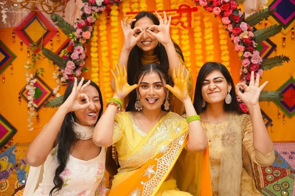 Happy Friends Posing